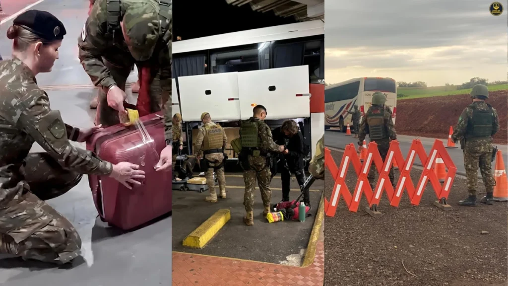 Militares das três Forças atuaram em conjunto