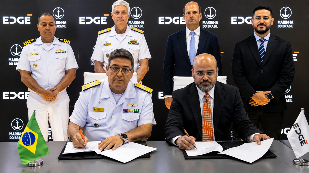 EDGE e Marinha ampliam cooperação em monitoramento e vigilância marítima 3 Sistema de Gerenciamento da Amazônia Azul integra informações para apoiar o acompanhamento do espaço marítimo brasileiro.