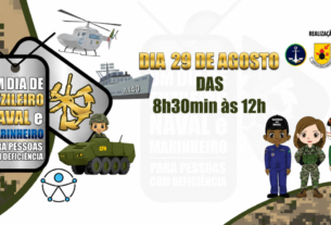 Marinha promove “Um Dia de Fuzileiro Naval e Marinheiro” para pessoas com deficiência no CIASC