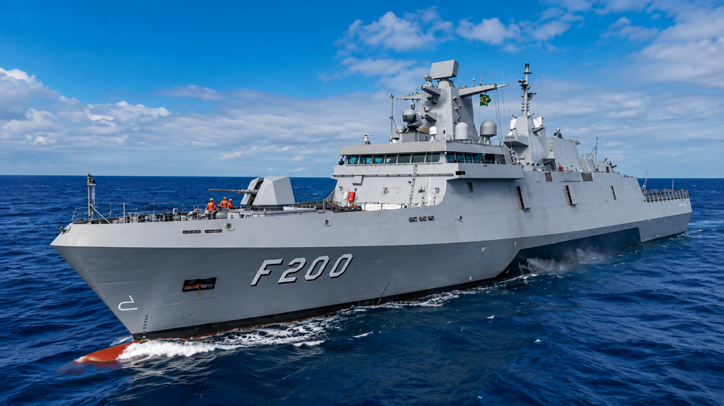 Marinha na Margem Equatorial: o desafio de acompanhar o novo ciclo estratégico do petróleo brasileiro 3 Fragata Tamandaré (F200)