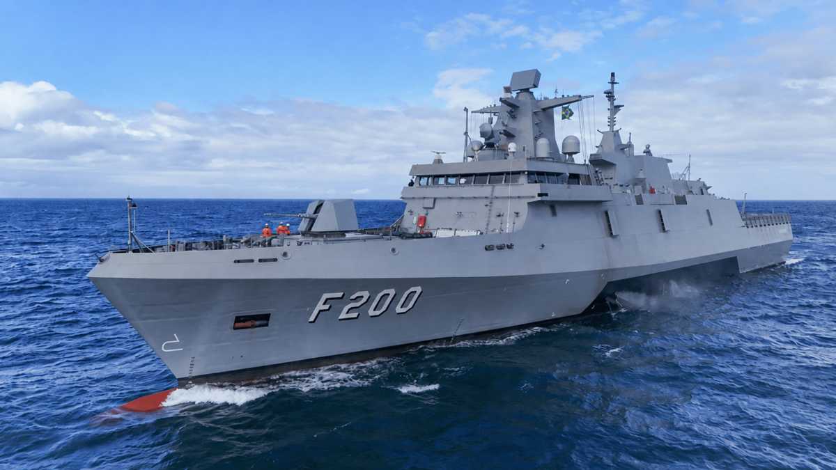 Fragata Tamandaré recebe certificação DNV SHOCK, primeira aplicação da notação a um projeto TKMS MEKO A100MB, reforçando a qualificação para resistência a choque.