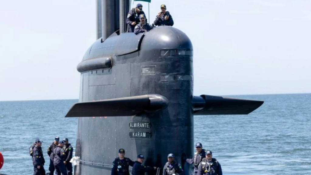 Submarino Almirante Karam conclui primeira imersão estática e avança nos testes do PROSUB Foto: Marinha do Brasil 