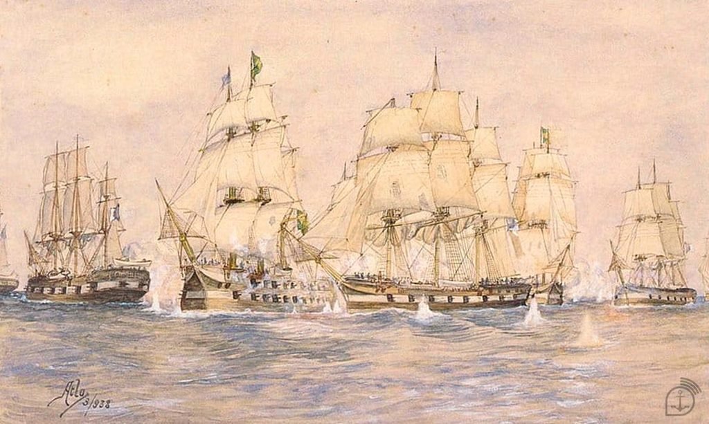 Independência do Brasil: como nasceu o Poder Naval que ajudou a consolidar a nova nação 2 Primeira Esquadra Brasileira durante a Independência do Brasil