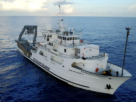 R/V Atlantic Explorer durante operação no mar